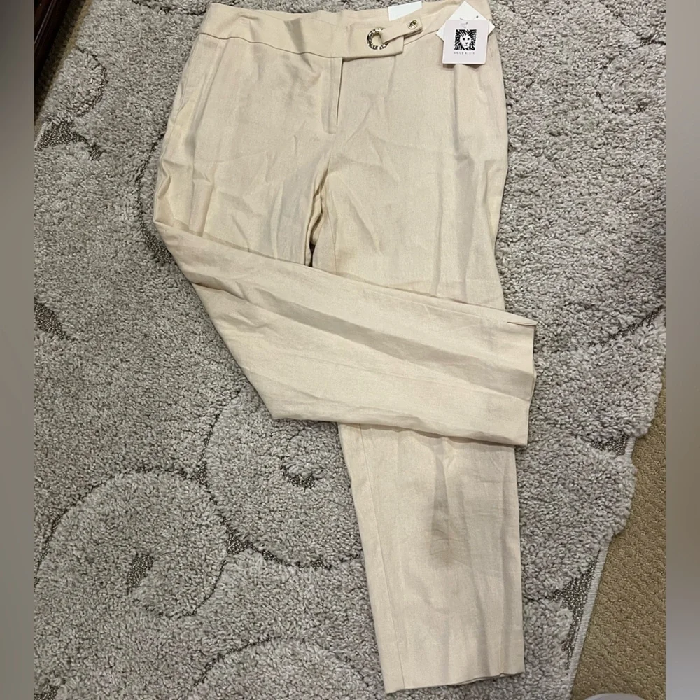 Anne Klein Linen Pants, NWT, 10